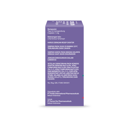 CISPLATIN MF 1MG/ML 50ML