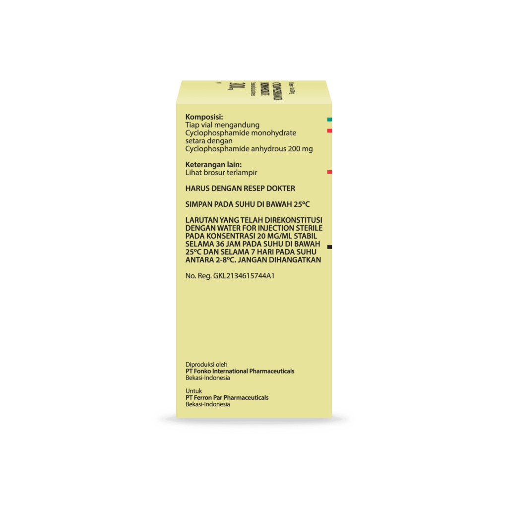 CYCLOPHOSPHAMIDE MF 200MG/ML 5ML