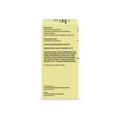 CYCLOPHOSPHAMIDE MF 200MG/ML 5ML