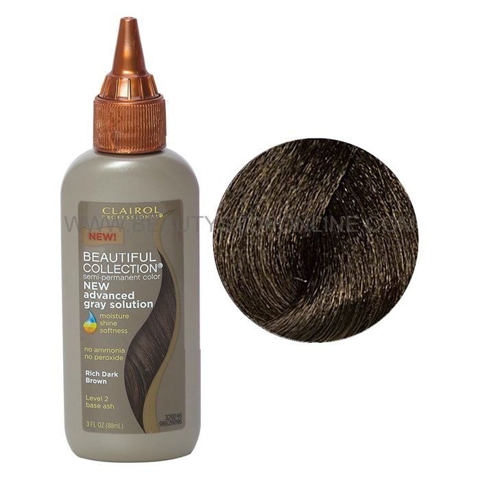 Clairol Beautiful Ags Coll. #2A Rich Dark Brown 3oz
