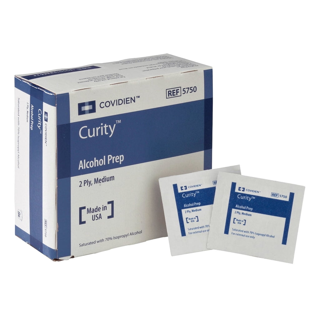 ALCOHOL PREP PAD 200CT CURITY