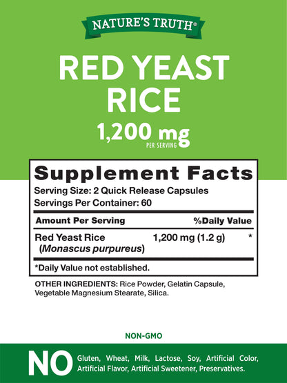 RED YEAST RICE TB 300MG 60