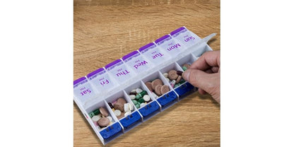 PILL ORGANIZER 7DAY PUSH TO OPEN