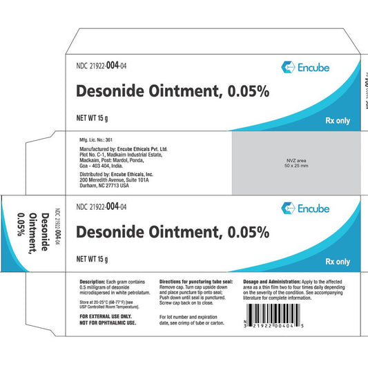 DESONIDE OI 0.05% 15GM