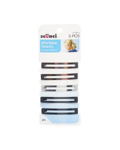 Scünci Effortless Beauty Matte Barrettes, 3 CT