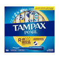 Tampax Tampons Pearl Regular 10 Count Leakguard Unscented