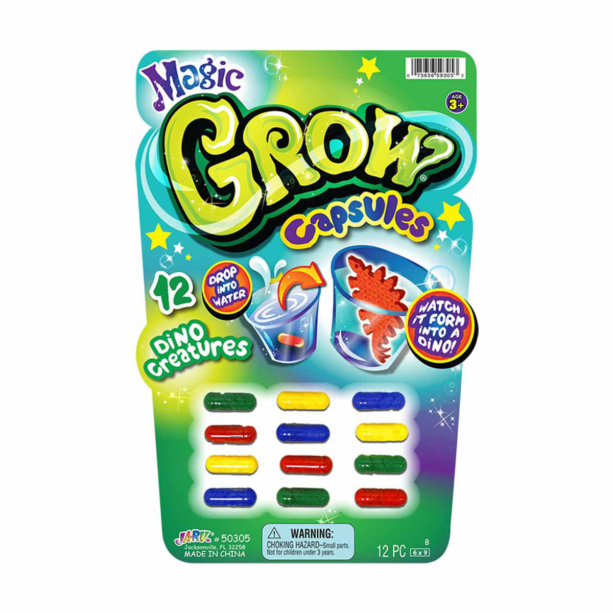 JA-RU Magic Grow Sea Creatures Capsules, Assorted