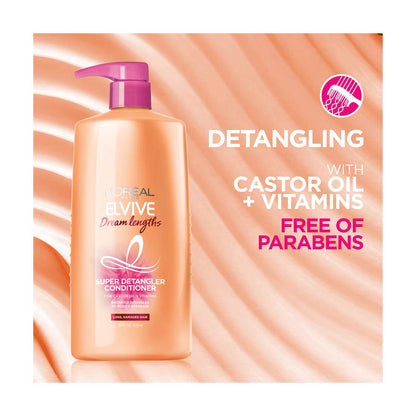 L'ORÉAL PARIS Elvive Dream Lengths Conditioner for Long and Damaged Hair, 12.6 fl. oz.