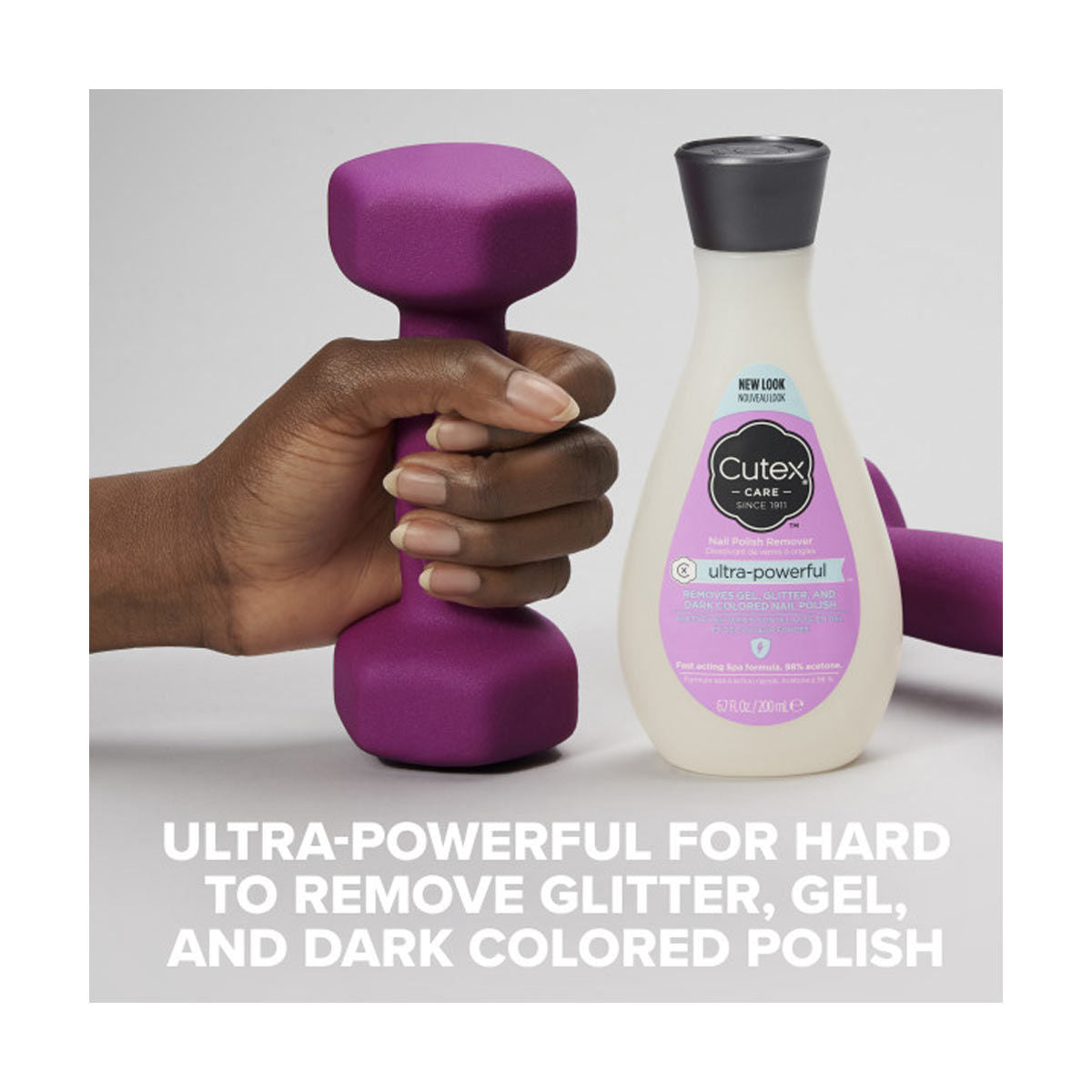 Cutex Ultra-Powerful Gel Nail Polish Remover, 6.7 oz