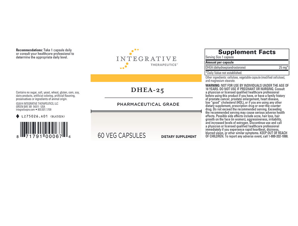 DHEA-25 CP 60
