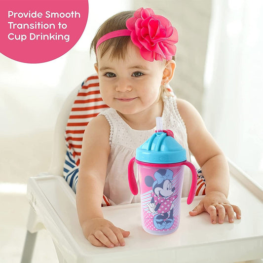 Disney Baby Spill Proof Cup 8oz Mickey & Minnie 6+M (12in)
