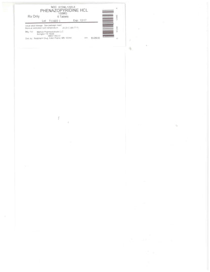 PHENAZOPYRIDINE TB 200MG 100