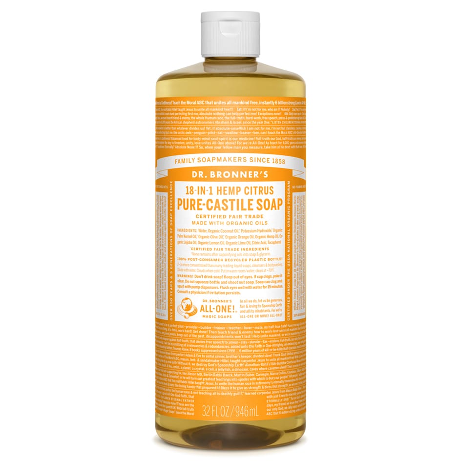 Dr. Bronners Bar Citrus Orange 5oz Soap