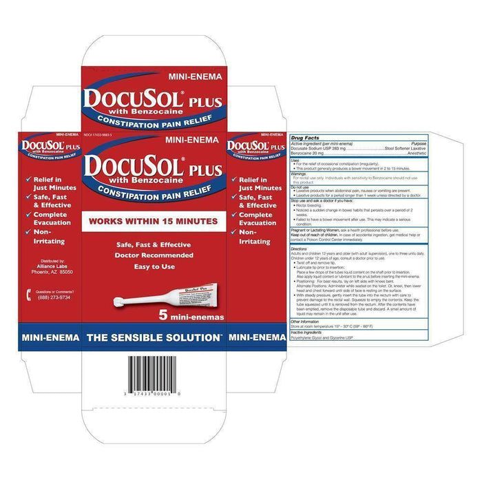DOCUSOL KIDS MINI ENEMA 5X5ML
