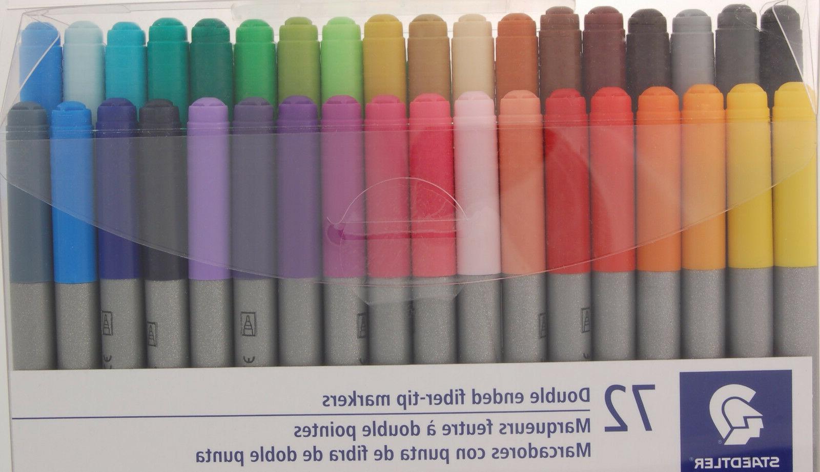 72ct Twin Tip Markers - Staedtler
