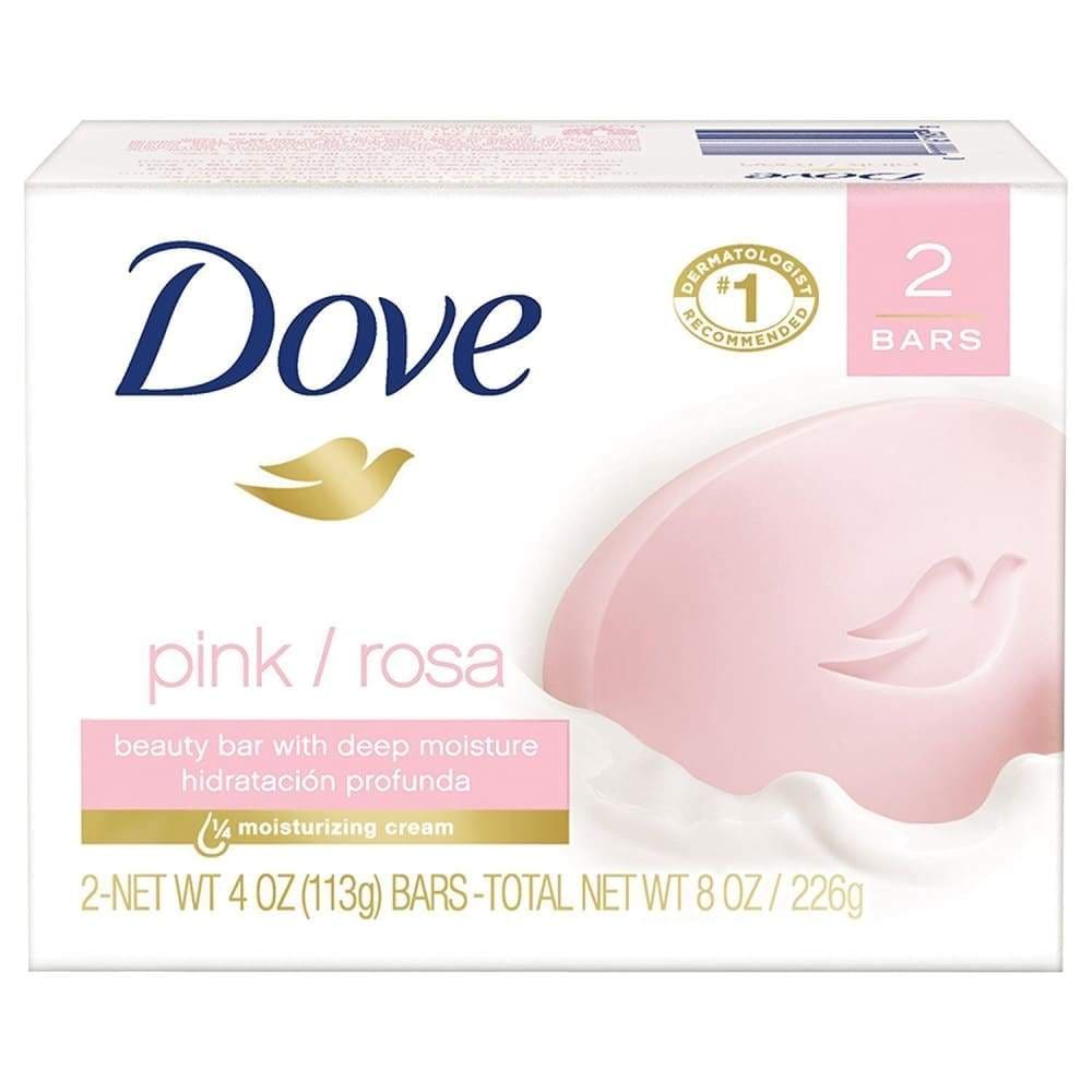 DOVE SOAP BR 2X4.25OZ PINK-ROSA