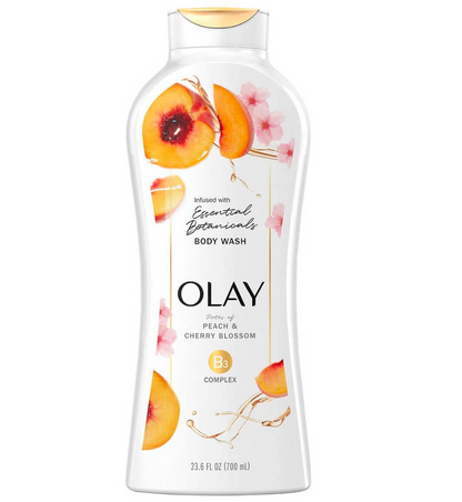 OLAY BDYWASH PEACH&CHERRY   22Z