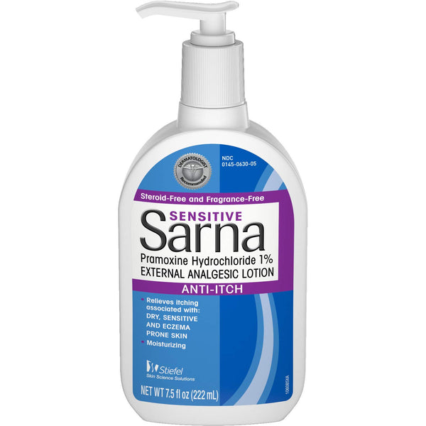 SARNA LOTION SENSITIVE MAX STRGNTH 7.5OZ