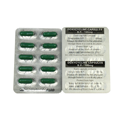 DOXYCYCLINE CP 50MG 100