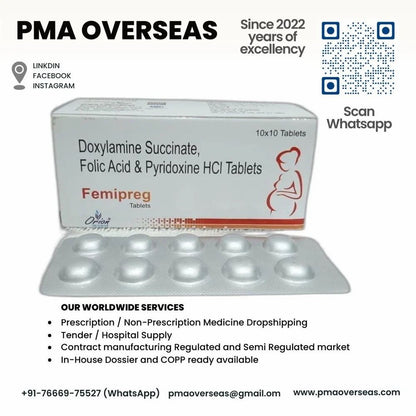 DOXYLAMINE-PHENYL HCL 7.5-10 MG TAB 100