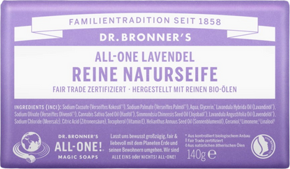 Dr. Bronners Bar Lavender 5oz Soap