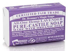 Dr. Bronners Bar Lavender 5oz Soap