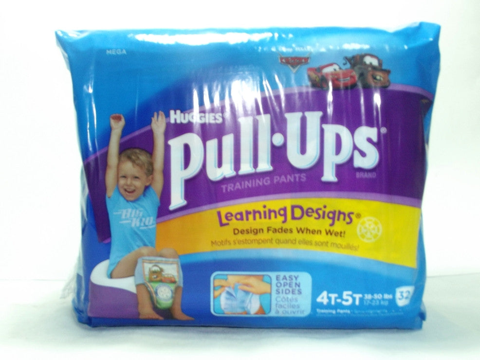 HUGGIES PULL-UPS BOY 4T-5T U/G 4X17CT