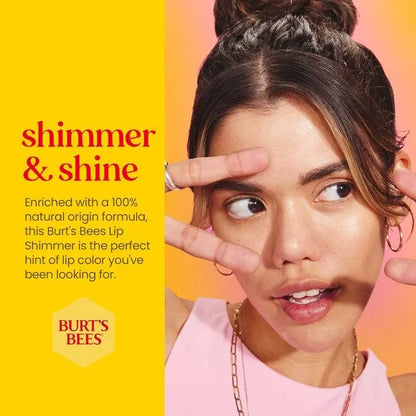 Burt's Bees Lip Shimmer - Peony