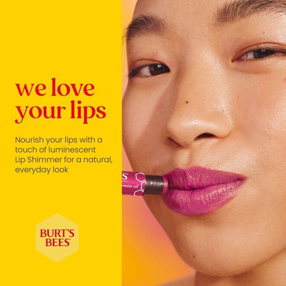 Burt's Bees Lip Shimmer - Rhubarb Shimmer
