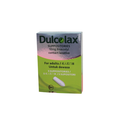 DULCOLAX 10MG SUPPOSITORY 8CT