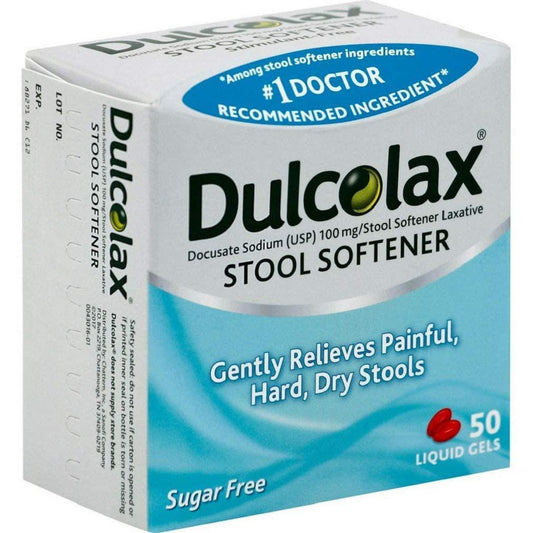 DULCOLAX STOOL SOFTENER LIQUIGEL 100CT