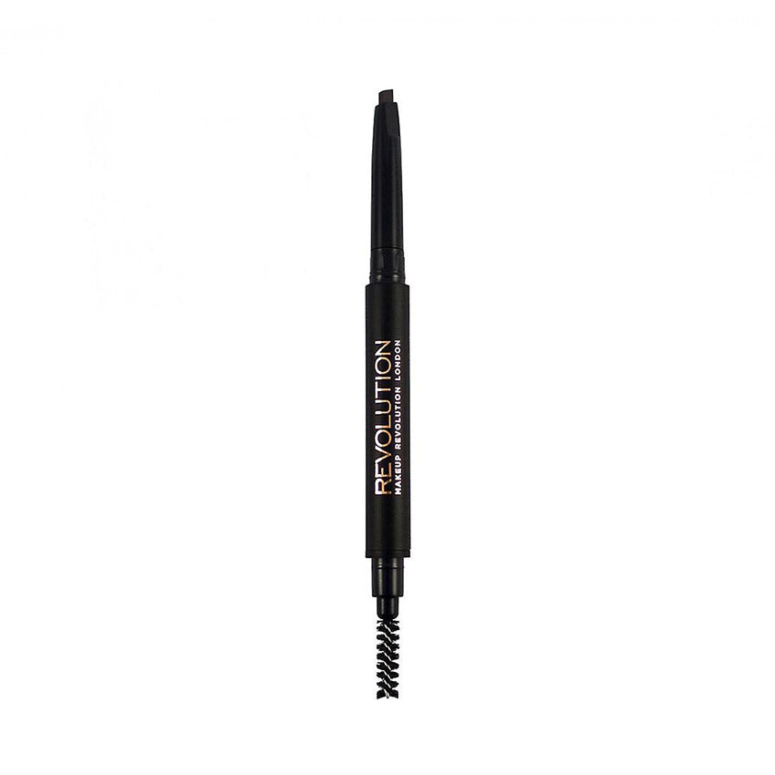 REVOLUTION Duo Brow Definer Pencil - Dark Brown, 0.008 oz