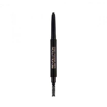 REVOLUTION Duo Brow Definer Pencil - Dark Brown, 0.008 oz