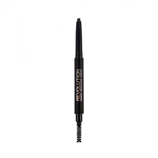 REVOLUTION Duo Brow Definer Pencil - Dark Brown, 0.008 oz