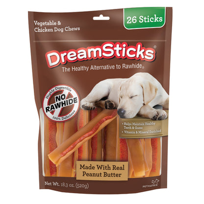 DreamBone DreamSticks Vegetables and Chicken Chews, 5 count