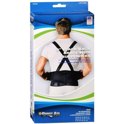 6N BACK SUPPORT SB BLK/ XL