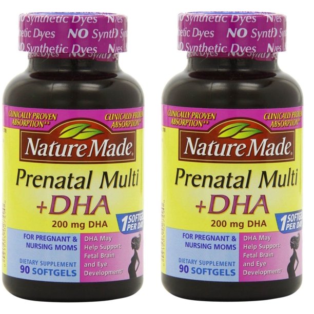 PRENATAL 58MG DHA BRY GMY 60CT NAT MADE
