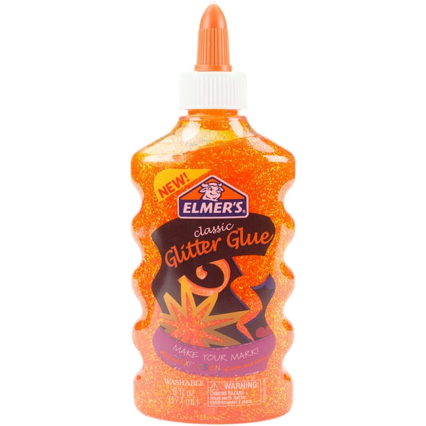ELMER'S Classic Glitter Glue - Assorted, 6 oz