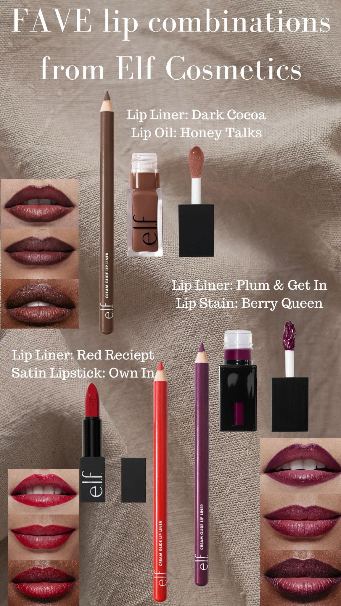 e.l.f. O FACE Satin Lipstick - Drive