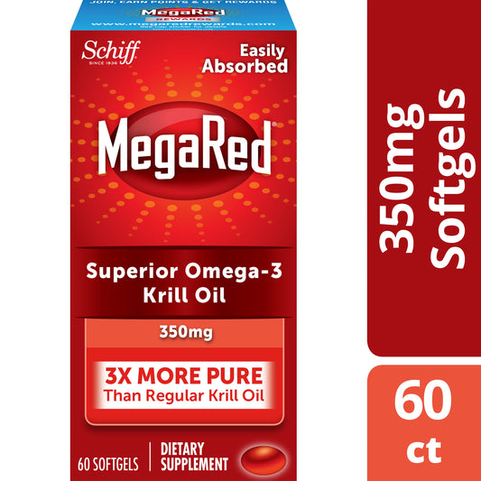 MEGARED OMEGA-3 KRILL OIL 350MG SGC 60CT
