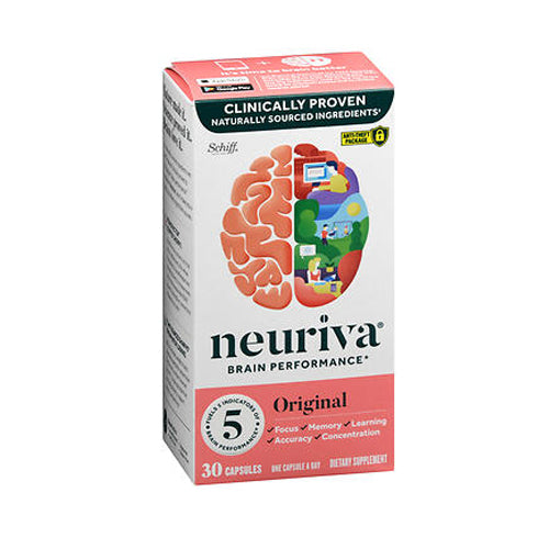 SCHIFF VITAMINS NEURIVA,BRAIN PERFORMANCE