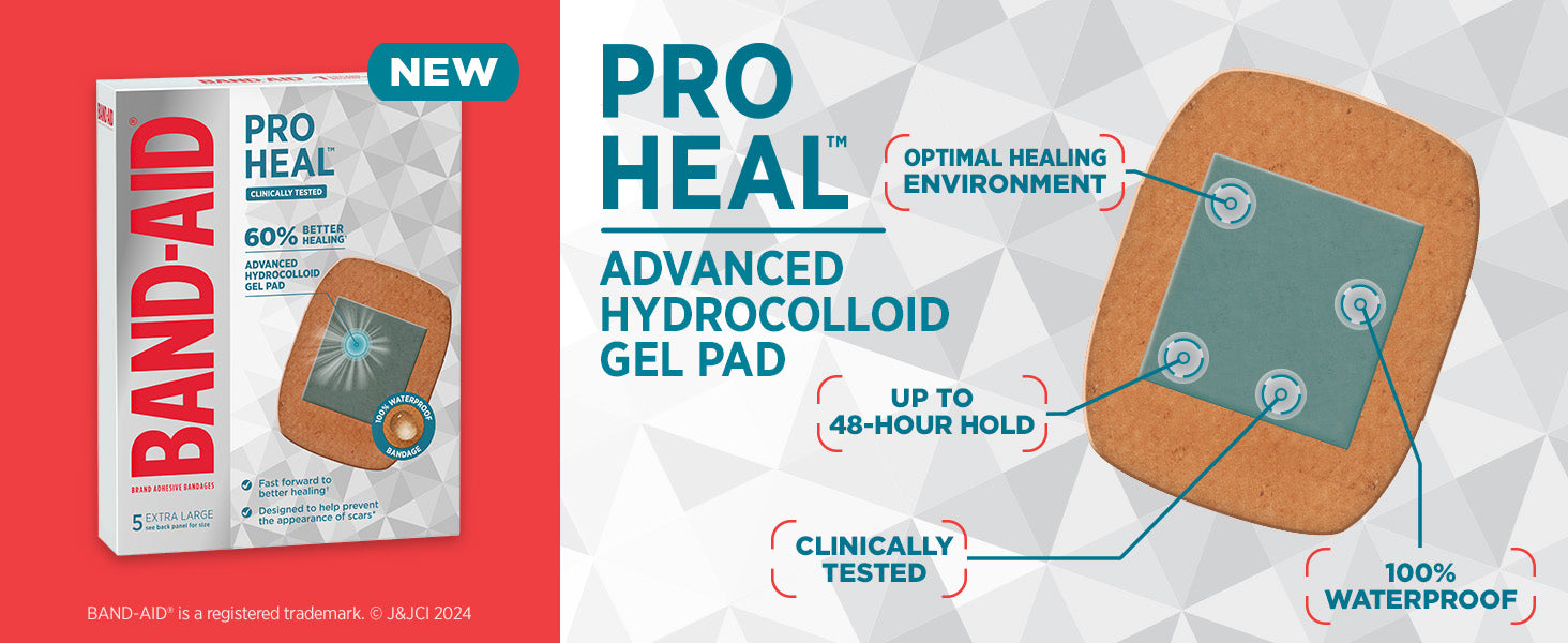 BANDAID PRO HEAL AP 6 LARGE