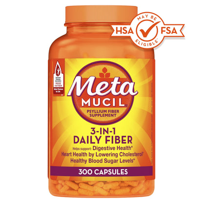 METAMUCIL 3IN1 DLY FBR CP 300 G/F