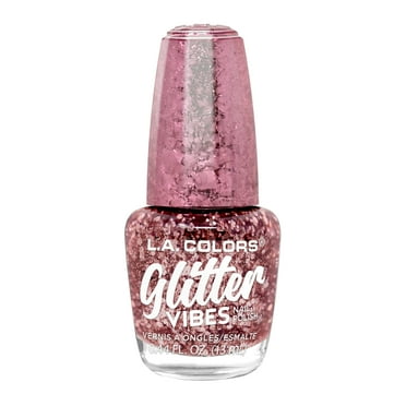 L.A. Colors Glitter Vibes Nail Polish - Finesse, 0.44 fl oz