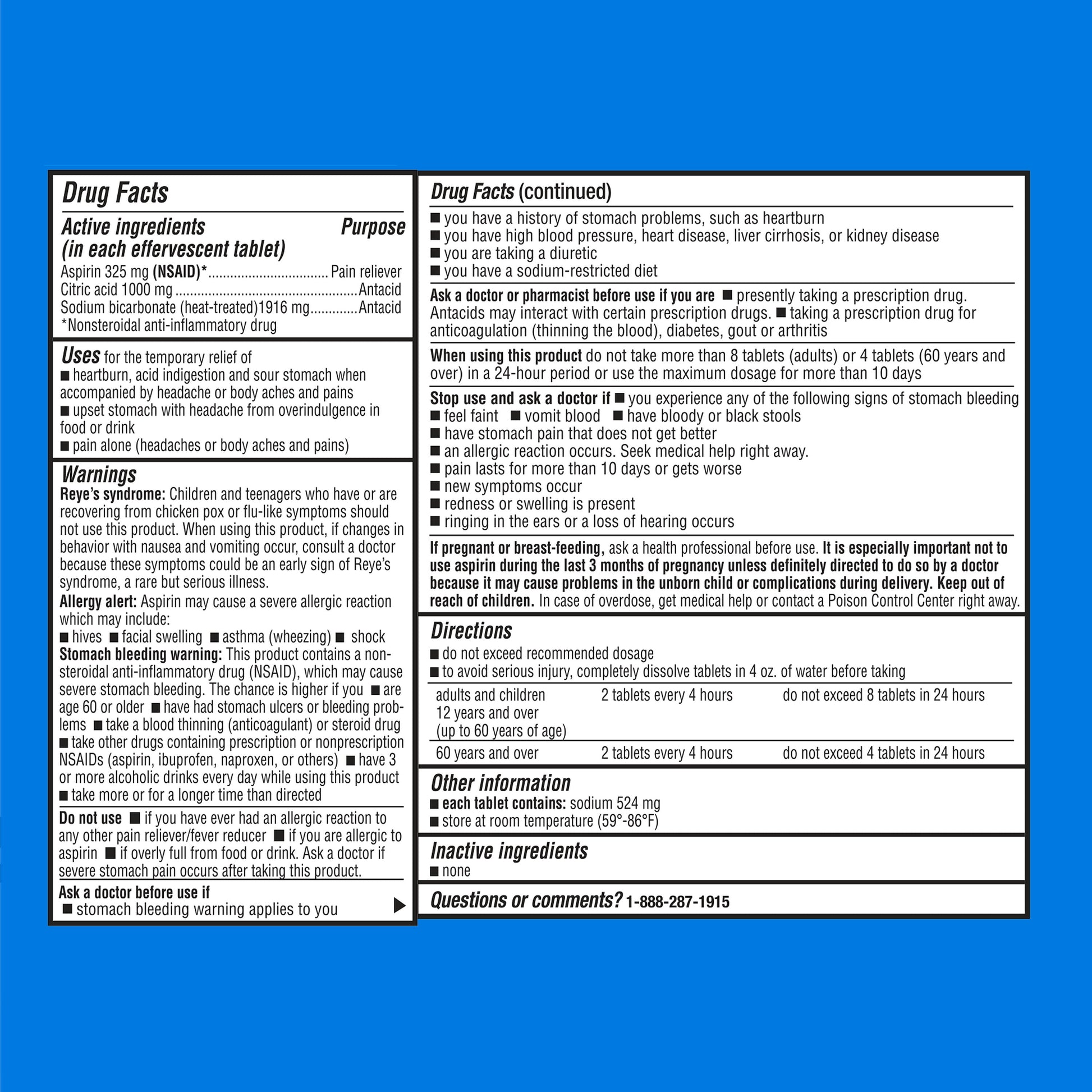 LDR ANTACID/PAIN RELIEF TB 36 EFF