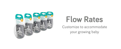 Babyking Medium Flow Silicone Nipples, 4 count
