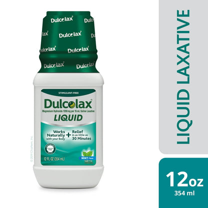 DULCOLAX LIQUID LAXATIVE MINT LIQ 12OZ