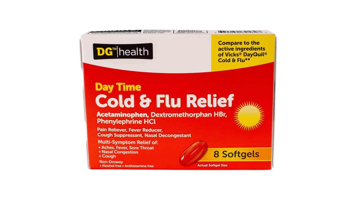 DAY TIME RELF COLD/FLU 325-10-5MG SGC 16