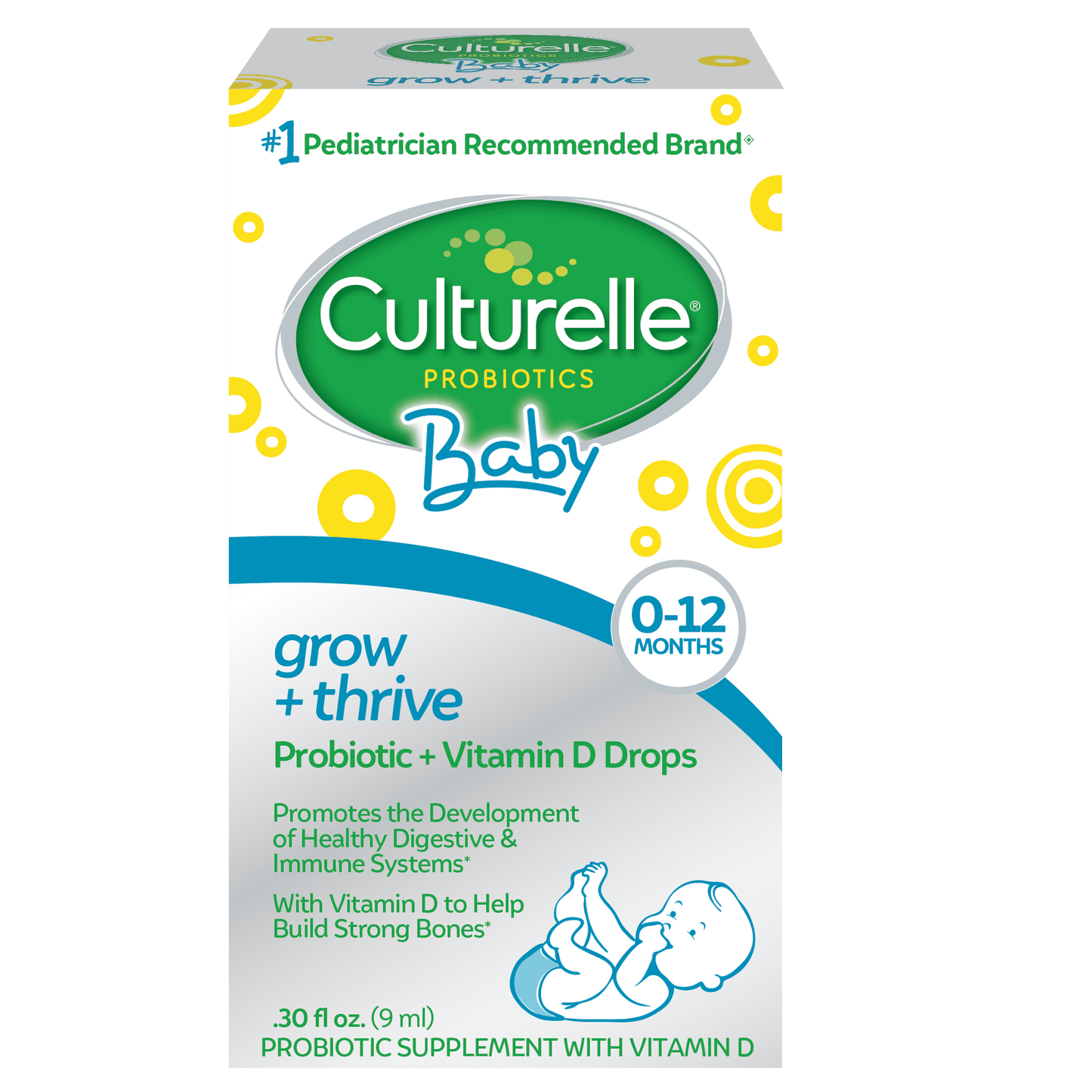 CULTURELLE BABY IMN+DGST SPPT DRP 0.3OZ