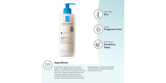 LA ROCHE-POSAY LIPIKAR AP+ WSH 13.52OZ